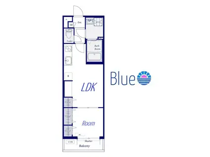 リブリ・レモングラス(1LDK/3階)の間取り写真