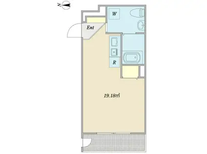 KIYOSUMI GARDEN TERRACE(ワンルーム/2階)の間取り写真