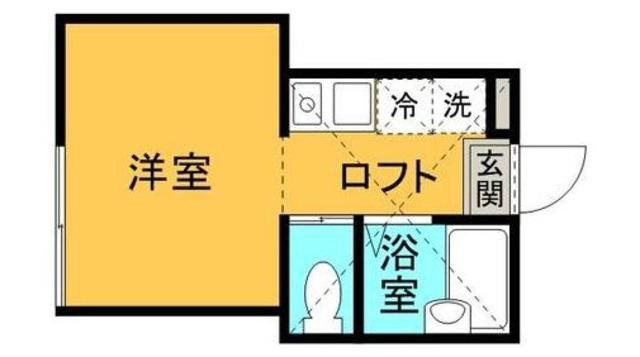 アイビーハウス西六郷(ワンルーム/1階)の間取り写真