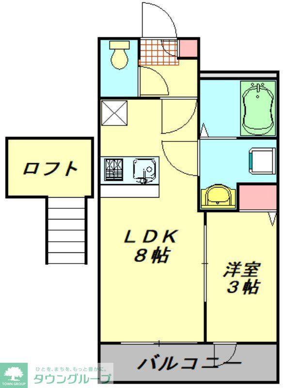 BESTSTAGE東大宮4丁目IV(1LDK/3階)の間取り写真