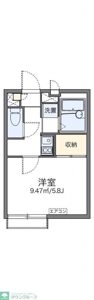 レオパレスBRISE関町東(1K/3階)の間取り写真