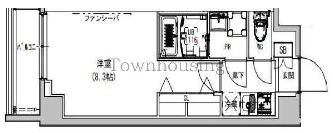 SーRESIDENCE本所吾妻橋(1K/5階)の間取り写真