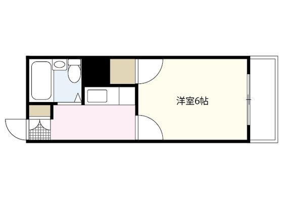 第46東雲ビル(1K/3階)の間取り写真