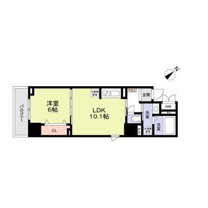 アーバン尾久(1LDK/5階)の間取り写真