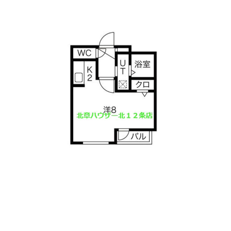 NORTE15(1K/5階)の間取り写真