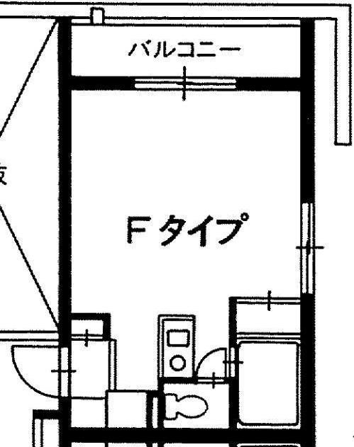 パンルネックスクリスタル大濠I401(ワンルーム/4階)の間取り写真