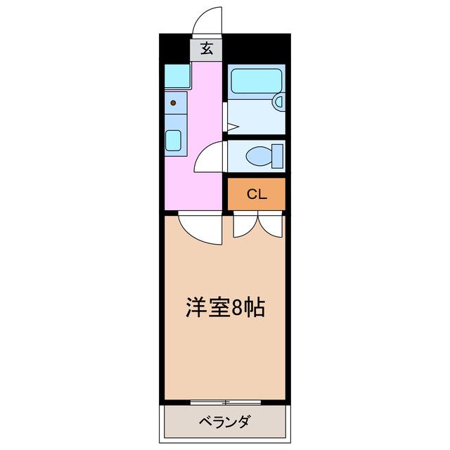 グランメゾンSANGO(1K/2階)の間取り写真