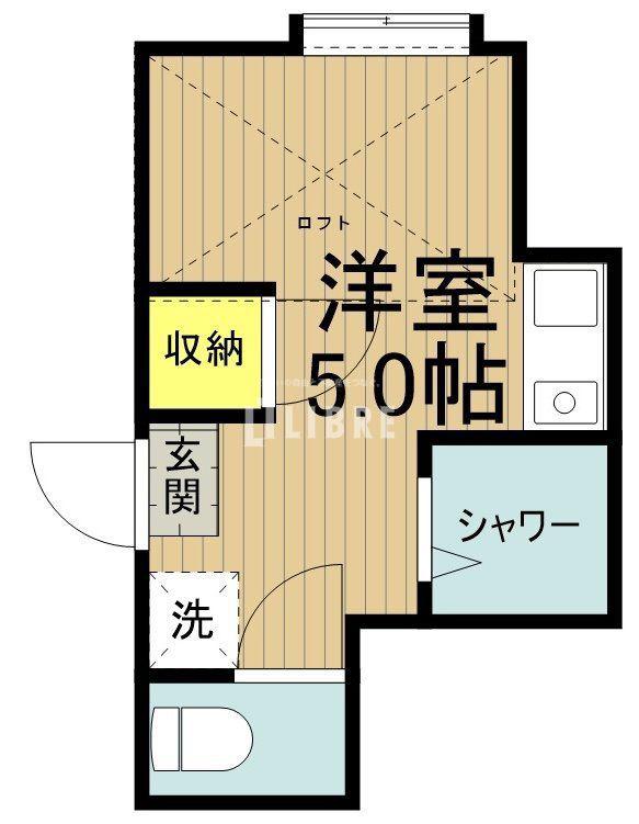 アーバンプレイス高円寺VIII(ワンルーム/2階)の間取り写真