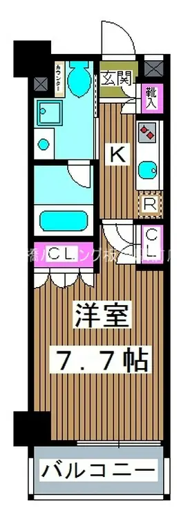 クレヴィスタ板橋西台II 9階階 間取り
