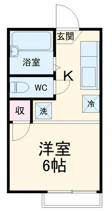 フレグランス東林間 2階階 間取り