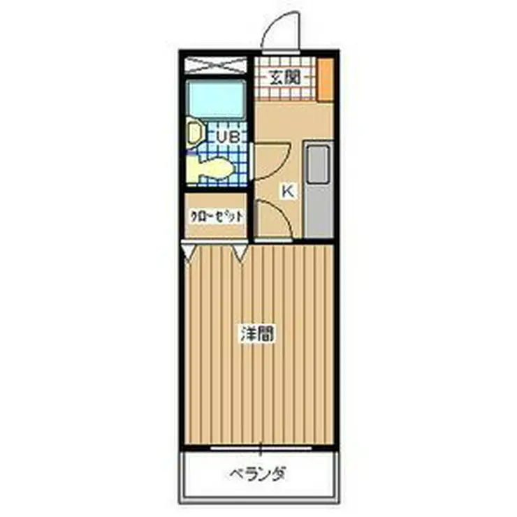 ロイヤルハイツ堀之内 1階階 間取り