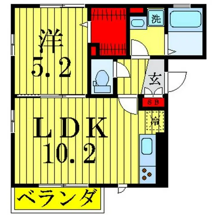 サンクレール 2階階 間取り