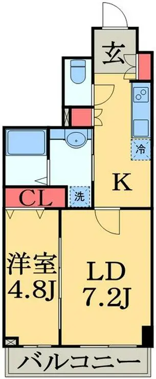 アーバンシャトー千葉 2階階 間取り
