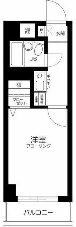 ライオンズマンション王子第6 3階階 間取り
