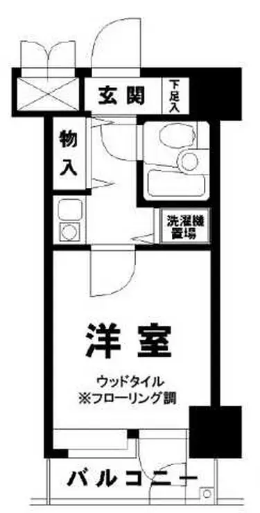 浅草スカイレジテル 9階階 間取り