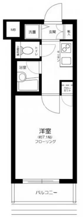グラーサ東京イースト 7階階 間取り