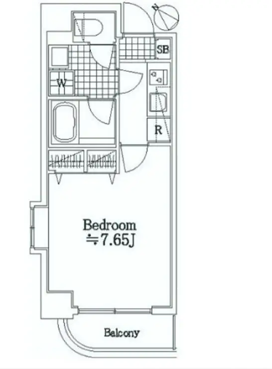 グリフィン横浜・サザンフォート 3階階 間取り