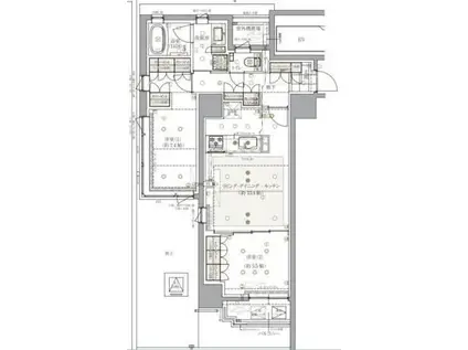 レ・ジェイドクロス千代田神保町(2LDK/5階)の間取り写真