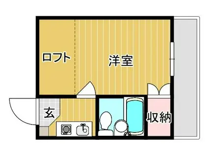 サンコート神田(1K/1階)の間取り写真