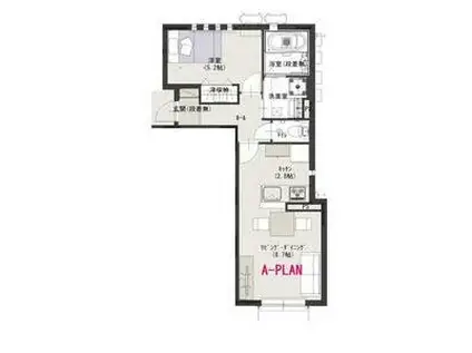 ユアメゾン神田(1LDK/1階)の間取り写真