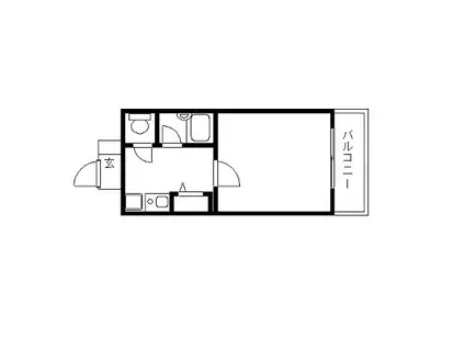 エスリード新神戸(1K/7階)の間取り写真