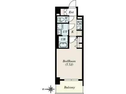 S-RESIDENCE堀田BEAUTE3末入居可能です条件あり(1K/5階)の間取り写真