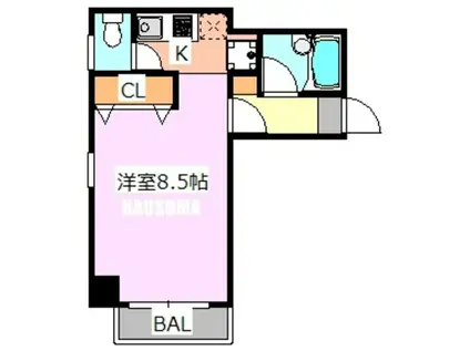 アルテール千石(1K/3階)の間取り写真