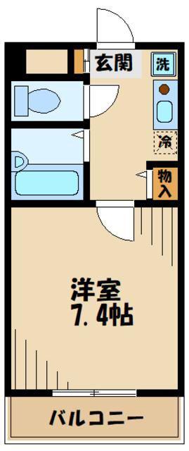 エポック.ASA(1K/1階)の間取り写真