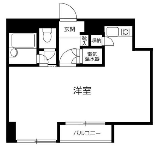 本郷コーポレイション(ワンルーム/9階)の間取り写真