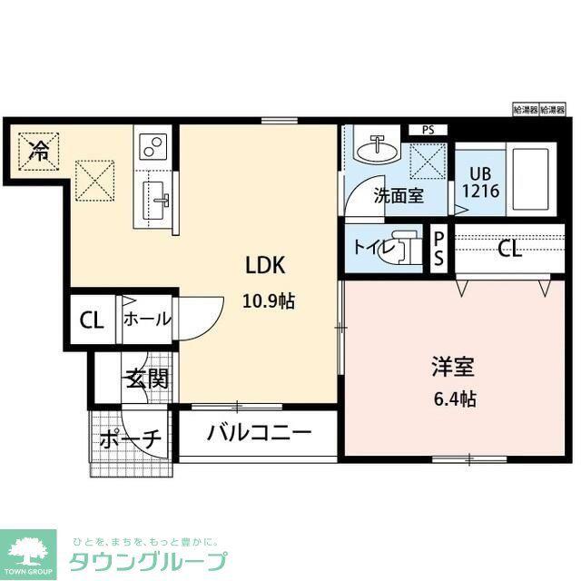グランスリジエ(1LDK/1階)の間取り写真