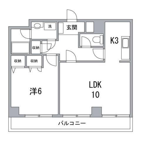 クリスティハウス(1LDK/2階)の間取り写真