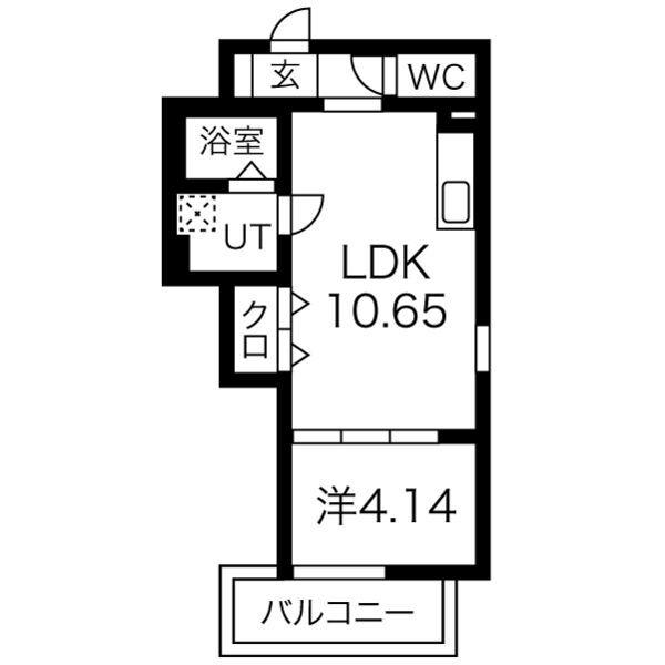 FSTYLE堺・堀上町2号館(1LDK/2階)の間取り写真