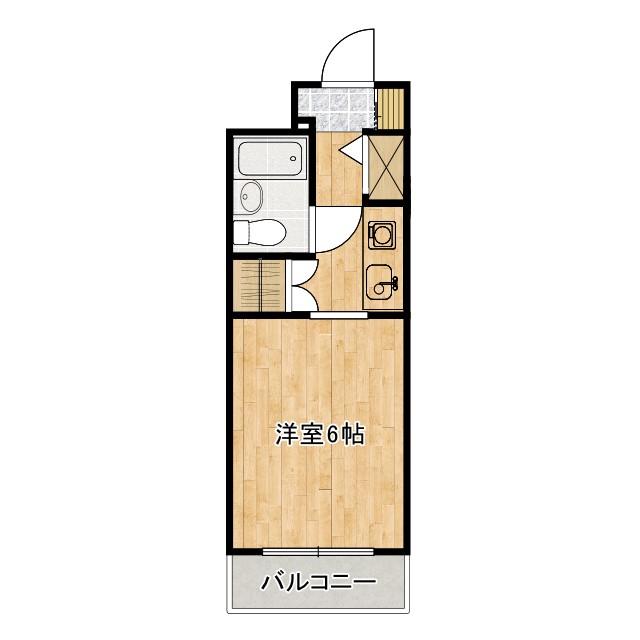 エテ・ピュール石川(1K/3階)の間取り写真