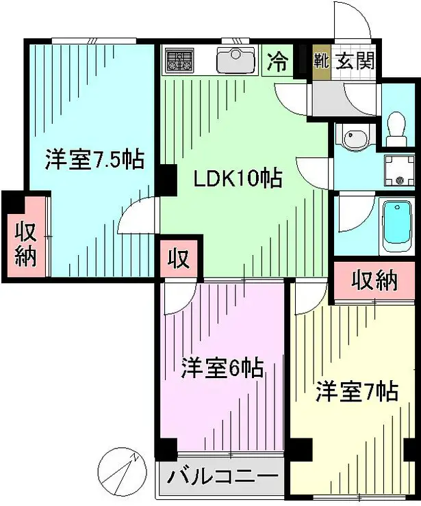 ローゼンハイム 2階階 間取り