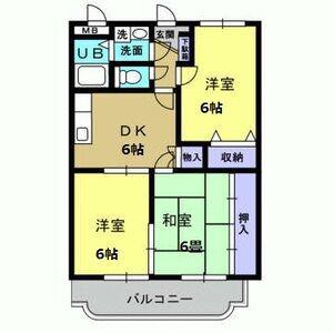 Y&Mサンライズマンション(3DK/1階)の間取り写真