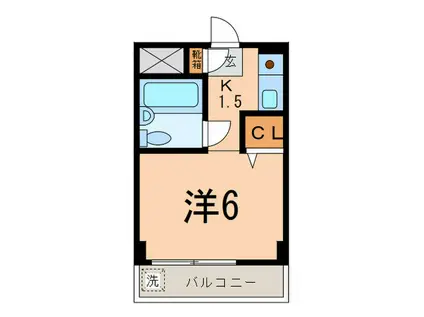 小泉マンション(1K/3階)の間取り写真