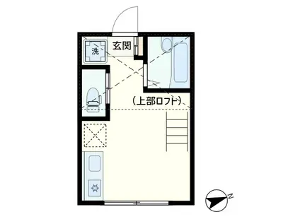アザーレきらら(ワンルーム/1階)の間取り写真