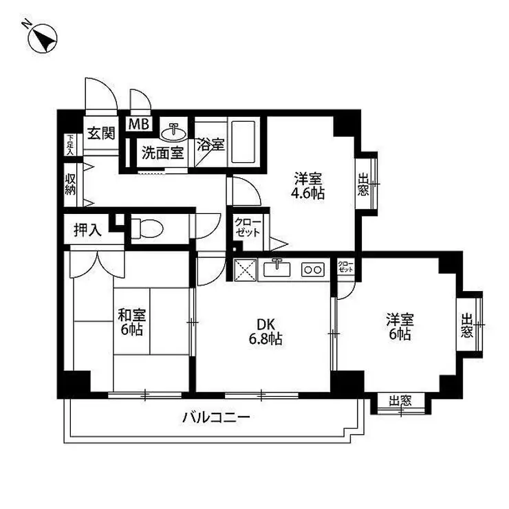 グランドメゾン 2階階 間取り