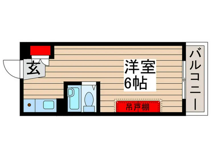 TECパレス行徳 4階階 間取り
