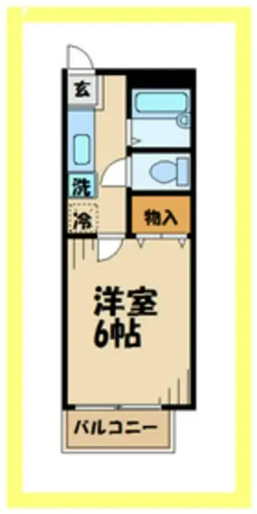 パナメント多摩II 2階階 間取り