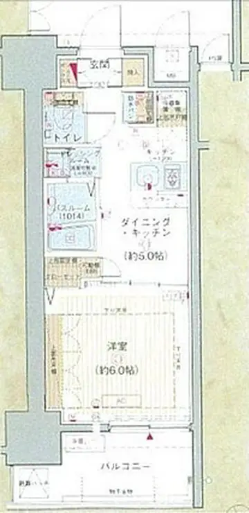 エステムプラザ愛宕虎ノ門レジデンス 2階階 間取り
