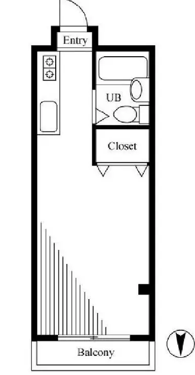 グラビス蒲田 2階階 間取り