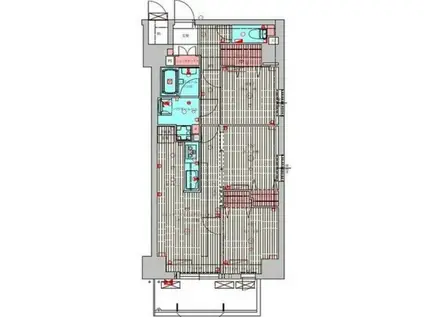 プレサンスNEO新深江リュミエル(3LDK/7階)の間取り写真