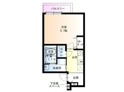 フジパレス千林II番館(1K/2階)の間取り写真