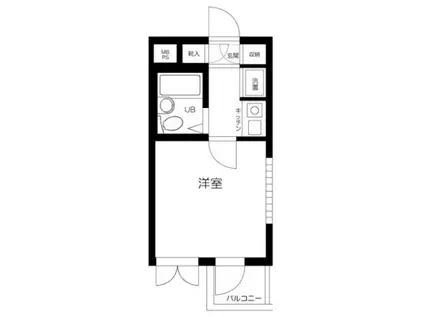 新高円寺ダイカンプラザシティ(1K/3階)の間取り写真