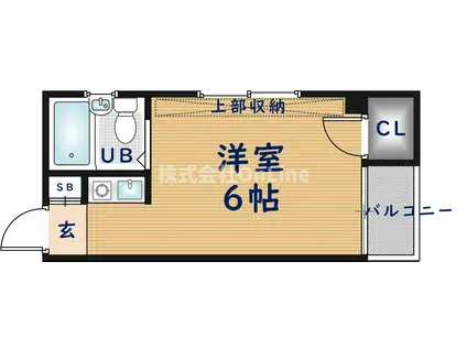 メゾンヤマト(ワンルーム/3階)の間取り写真