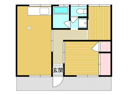 ノースヒルズ小美玉(2LDK/2階)の間取り写真