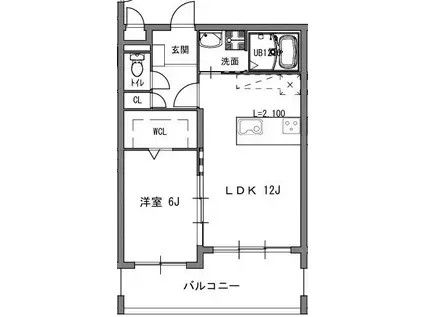 PHOENIX福津BAYSIDE(1LDK/4階)の間取り写真