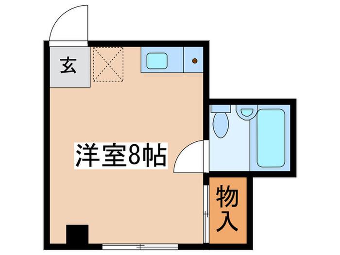 アーバン セキザワ(ワンルーム/3階)の間取り写真