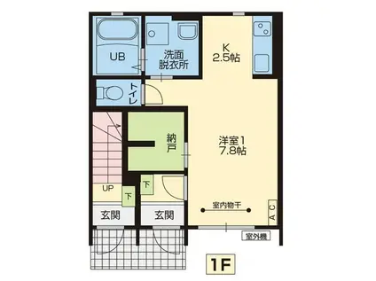 NEW LUMIERE(1K/1階)の間取り写真